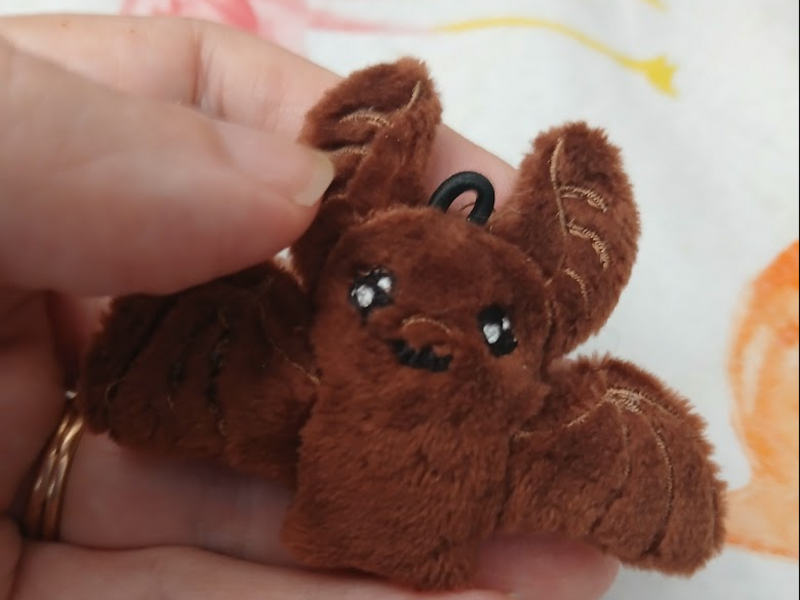 Tiny plush bat