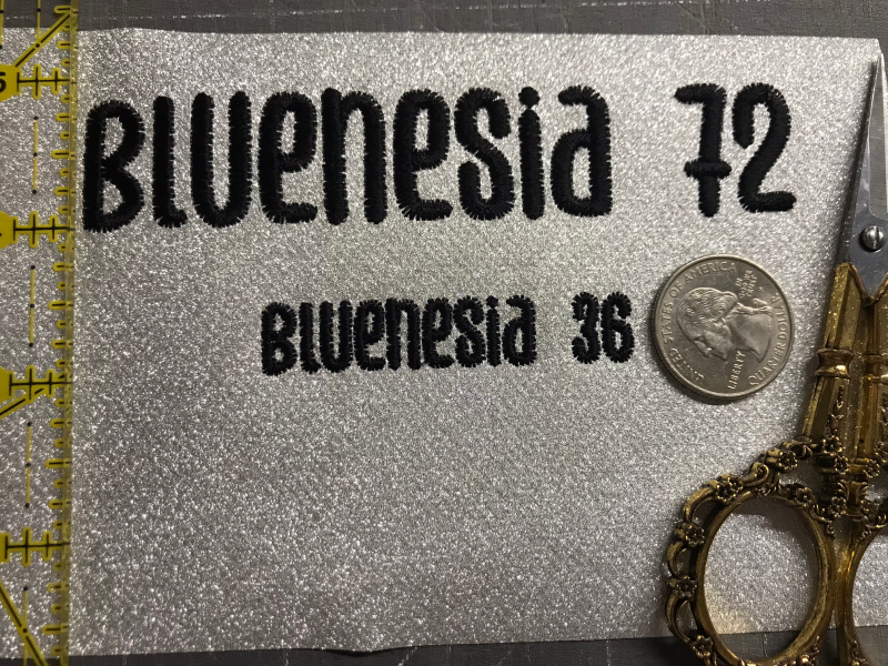 Bluenesia for Monogramming