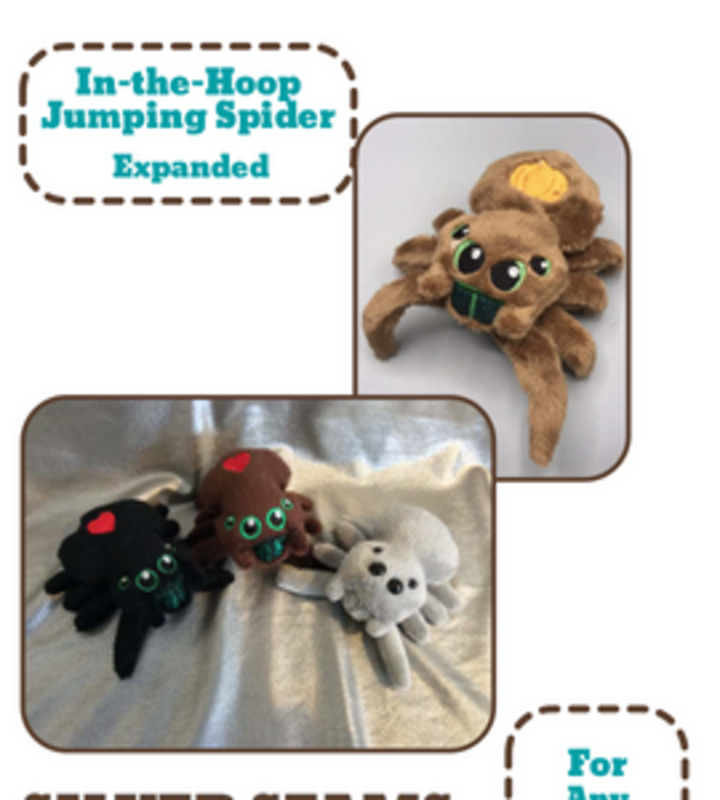 The expanded jumping spider tutorial, with brown borders and turquoise headers
