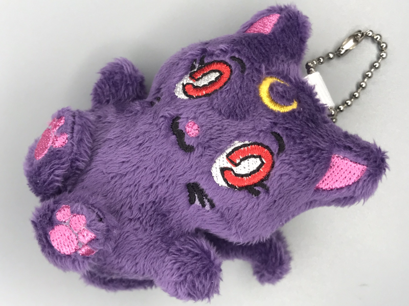 Sailor Moon Luna keychain plush