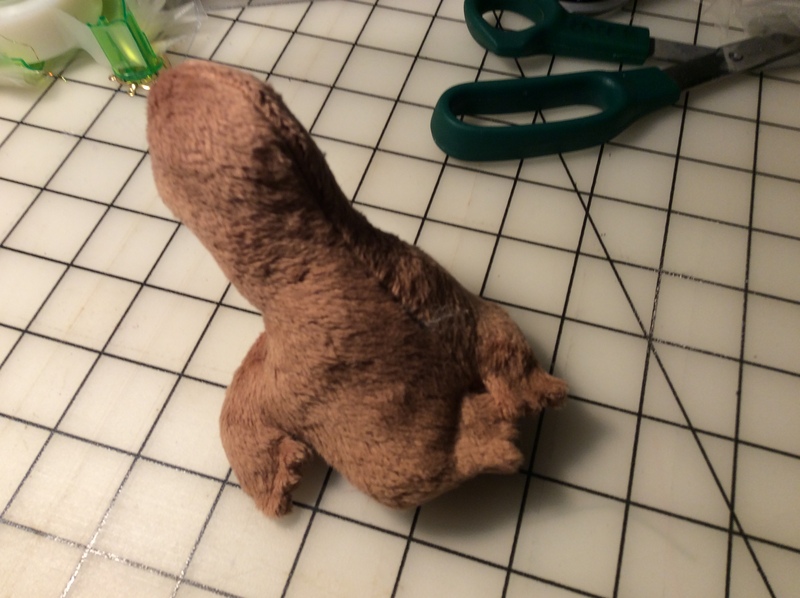 A plush seal with a too-long neck and a too-short posterior. It&#39;s a mess.