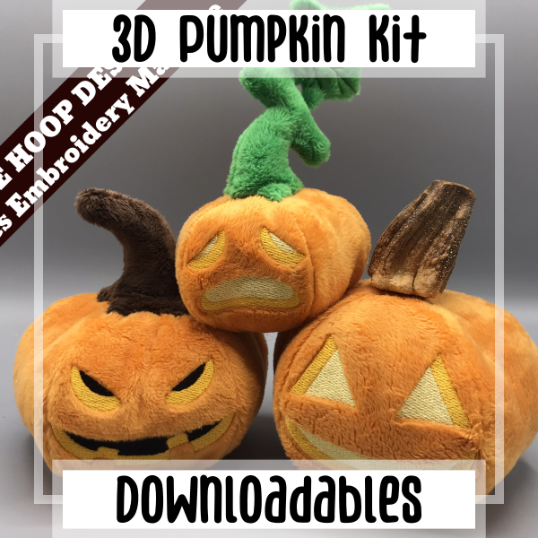 In-the-hoop 3d Pumpkins