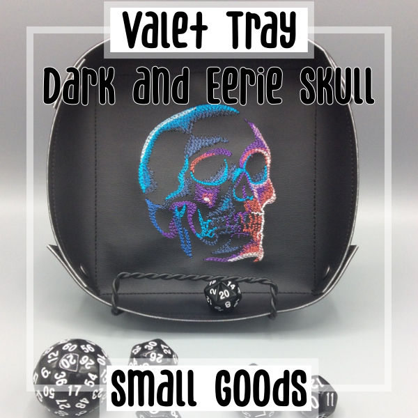 Dark and Eerie Skull Valet Tray