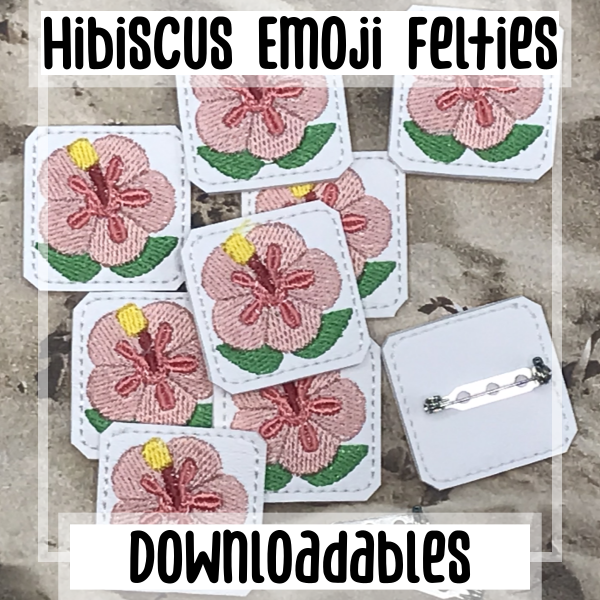 Hibiscus Feltie Design