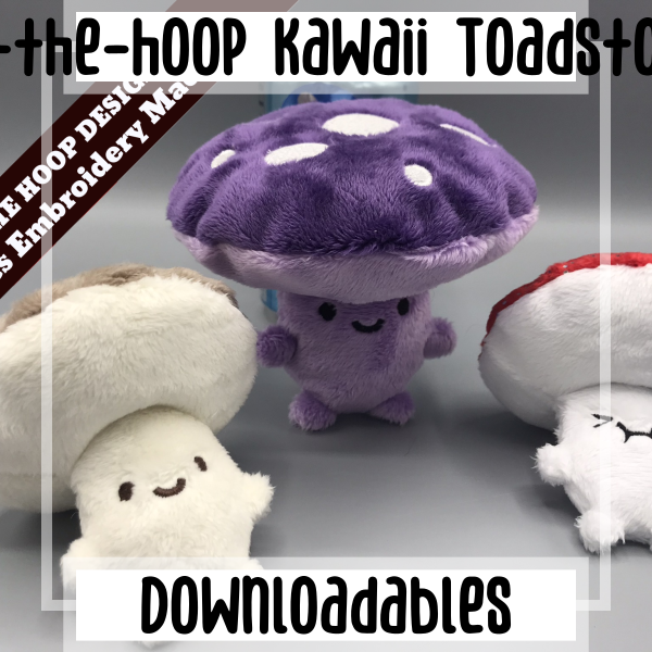 In-the-hoop Toadstool