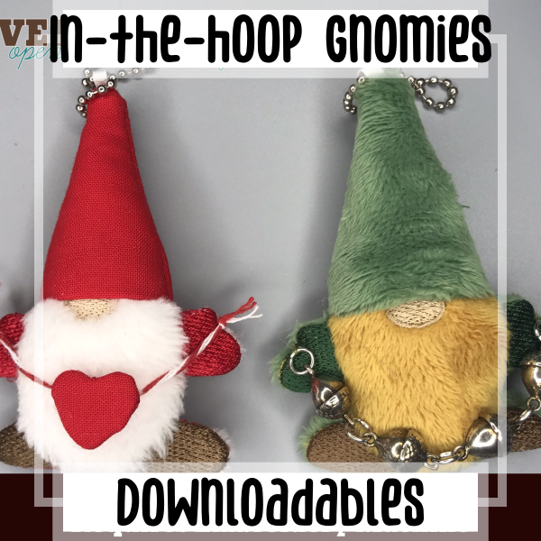 In-the-hoop Gnomie Charm