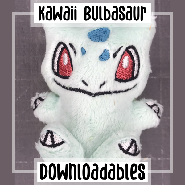 Kawaii Bulbasaur Design