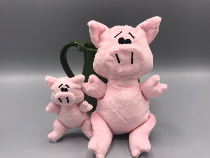 In-the-hoop Flat Pet: Pig