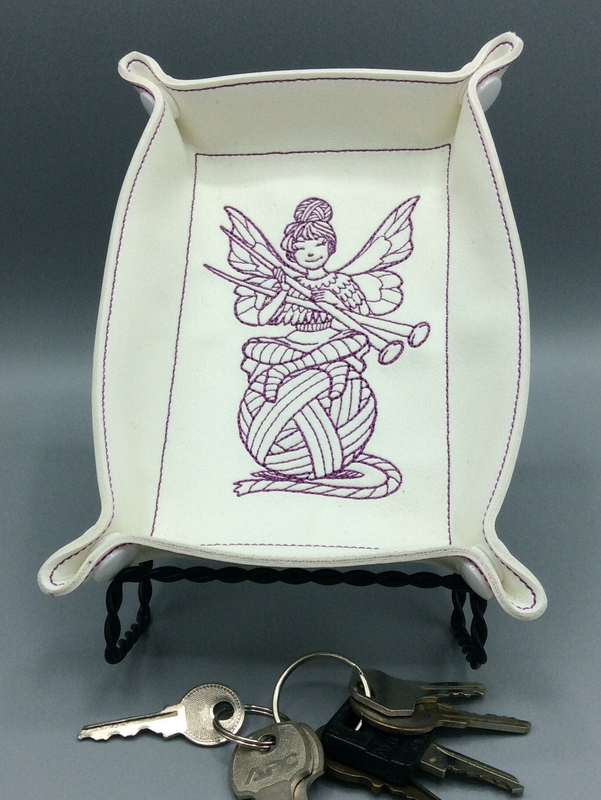 Knitting Fairy Valet Tray 