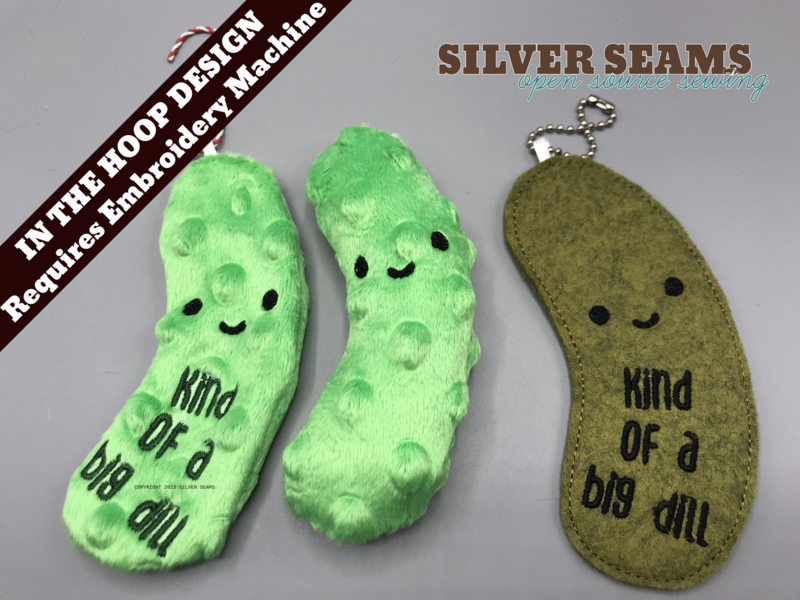 In-the-hoop Big Dill Charms