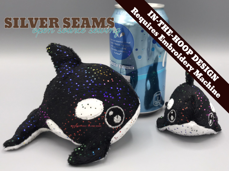 In-the-hoop Chibi Orca Design