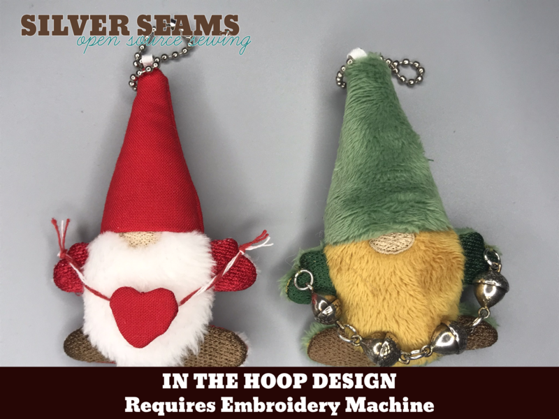 In-the-hoop Gnomie Charm