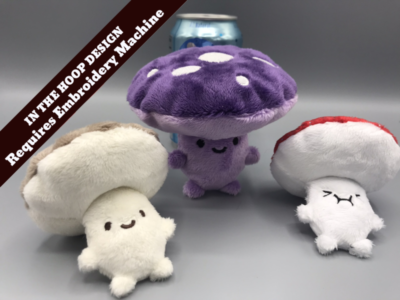 In-the-hoop Toadstool Design 