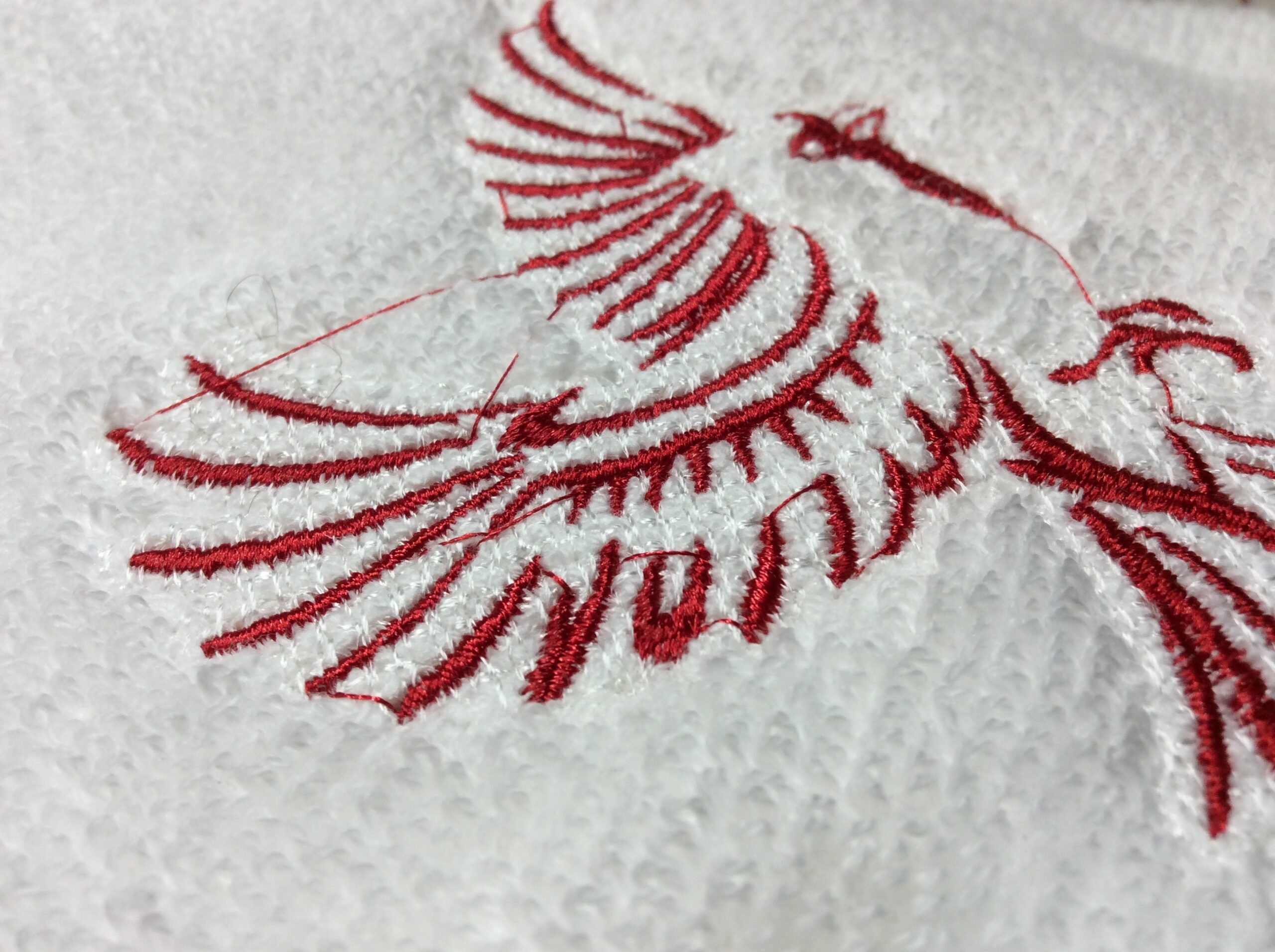 Knockdown stitching